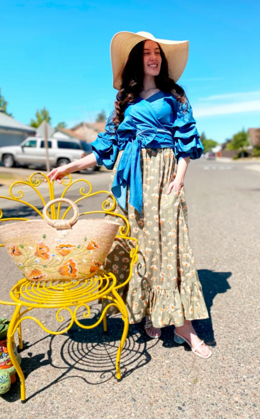 Daisy maxi skirt